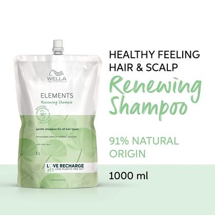 Imagem de Shampoo Wella Professionals Elements que renova todos os tipos de cabelo