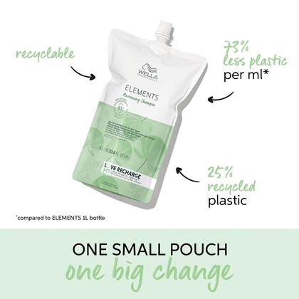 Imagem de Shampoo Wella Professionals Elements que renova todos os tipos de cabelo