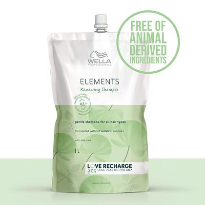 Imagem de Shampoo Wella Professionals Elements que renova todos os tipos de cabelo