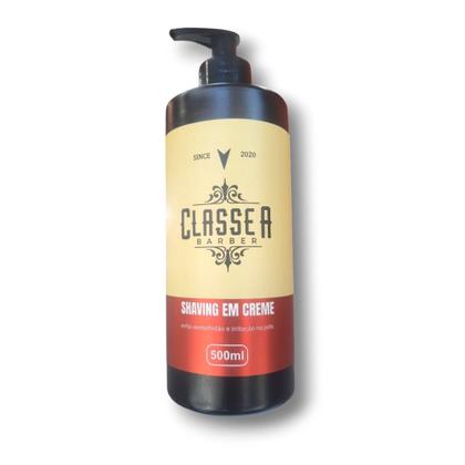 Imagem de Shaving Creme Classe A 500ml Creme De Barbear 3 Unidades