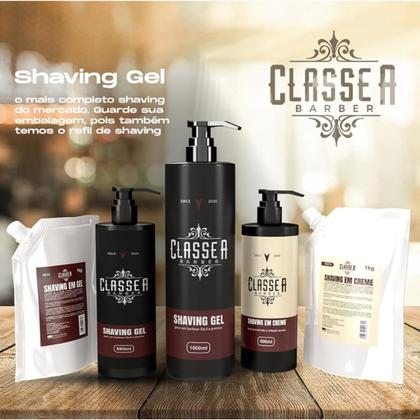 Imagem de Shaving Creme Classe A - Kit 500g + Refil 1kg