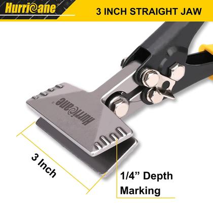 Imagem de Sheet Metal Hand Seamer HURRICANE Heavy Duty Bender de 3 polegadas