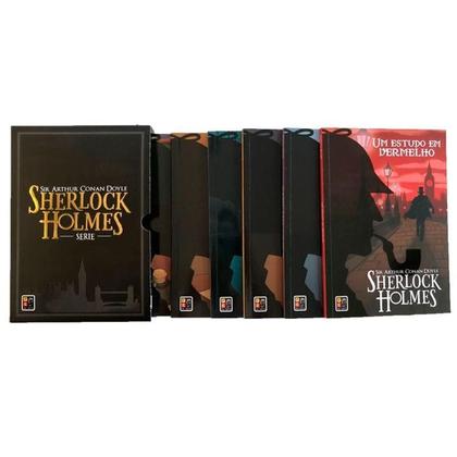Imagem de Sherlock Holmes Box 6 Volumes Sir Arthur Conan Doyle - Pé da Letra