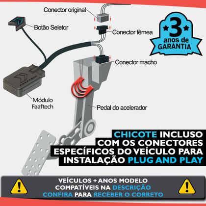 Imagem de Shiftpower Faaftech FT-SP24+ -  Linha Pesada Caminhão Módulo Pedal Acelerador Bluetooth Chip Delay