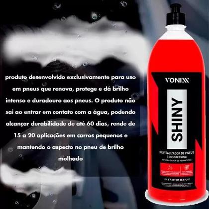 Imagem de Shiny Pneu Pretinho Revitalizador 1,5L - Vonixx