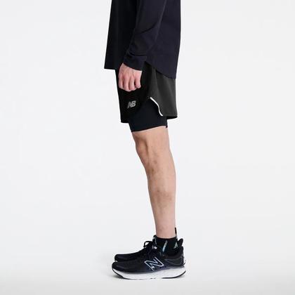 Imagem de Short 2 in 1 New Balance Q Speed Corrida Masculino