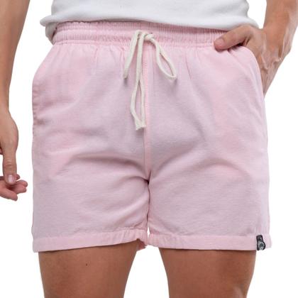 Imagem de Short Bermuda Masculina em Linho Mauricinho com bolsos 