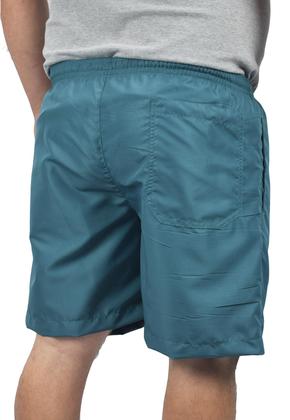 Imagem de Short Bermuda Plus Size Butu Biru Extra Grande Cores Azul Petróleo