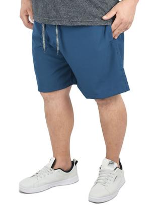 Imagem de Short Bermuda Tactel Elastano Extra Grande Plus size Liso