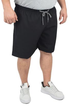 Imagem de Short Bermuda Tactel Elastano Extra Grande Plus size Liso