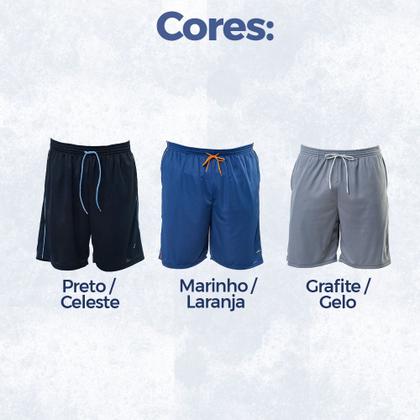 Imagem de Short Calção Masculino Esportivo Com Bolso Tamanhos Plus Size G1 Ao G6