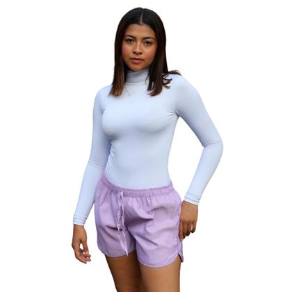 Imagem de Short Curto Leve Com Cordão E Elástico Na Cintura Esportivo E Lazer Tecido Tactel Plus Size