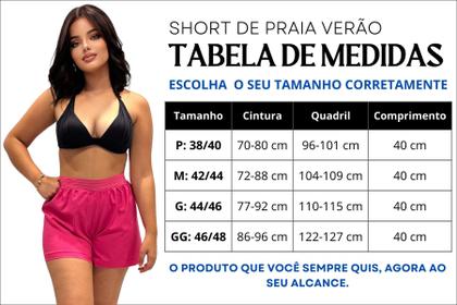 Imagem de Short de Praia Feminino Verão Saída de Praia Chalaróste MP100005