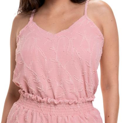 Imagem de Short Doll Jacquard Alcinha Com Elastano - Rosa - GG