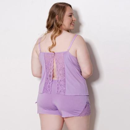 Imagem de Short Doll Plus Size Decote nas Costas