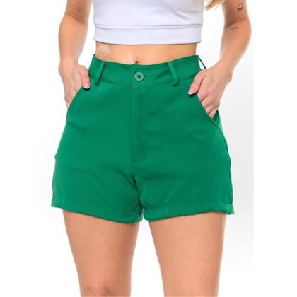 Imagem de Short em Alfaiataria Social mais curtinho despojado com Bolsos Frontais e traseiros super na moda