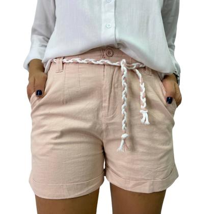 Imagem de Short em Algodão com Cinto em Corda