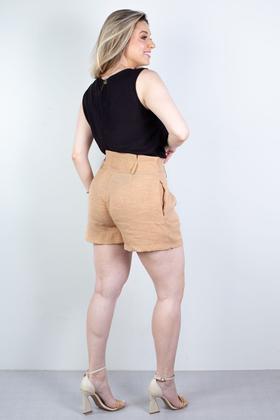 Imagem de Short feminino alfaiataria com zíper 60010