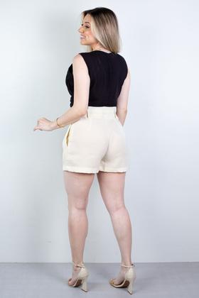 Imagem de Short feminino alfaiataria com zíper 60010