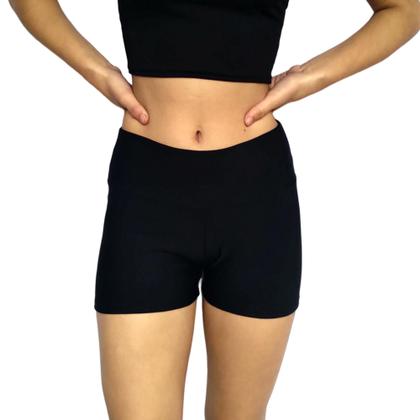 Imagem de Short Feminino Curto Justo Cós Liso Suplex Pp ao Plus Size