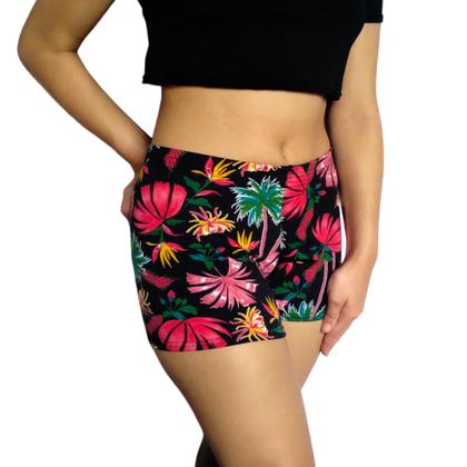 Imagem de Short Feminino Curto Justo Elástico Estampas Sortidas Suplex PP ao Plus Size