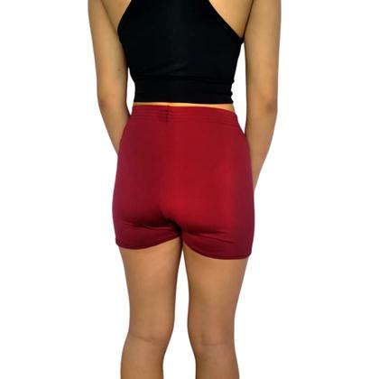 Imagem de Short Feminino Curto Justo Elástico Liso Suplex Pp ao Plus Size