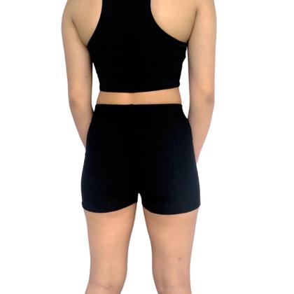 Imagem de Short Feminino Curto Justo Elástico Liso Suplex Pp ao Plus Size