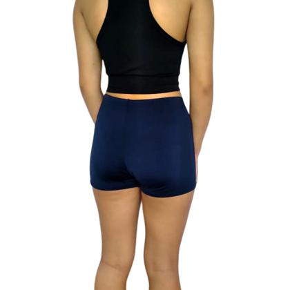 Imagem de Short Feminino Curto Justo Elástico Liso Suplex Pp ao Plus Size