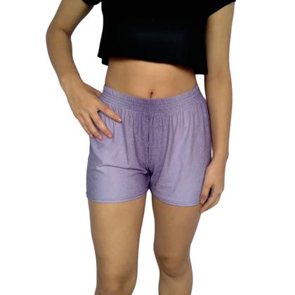 Imagem de Short Feminino Curto Soltinho Elástico Estampas Sortidas Viscolycra Pp ao Plus Size