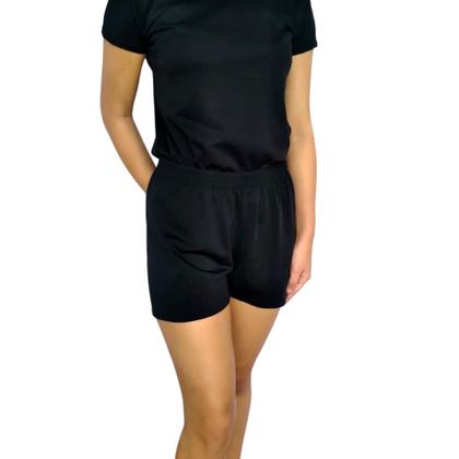 Imagem de Short Feminino Curto Soltinho Elástico Liso Suplex Pp ao Plus Size