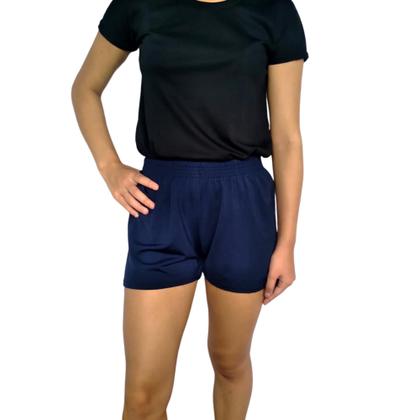 Imagem de Short Feminino Curto Soltinho Elástico Liso Suplex Pp ao Plus Size
