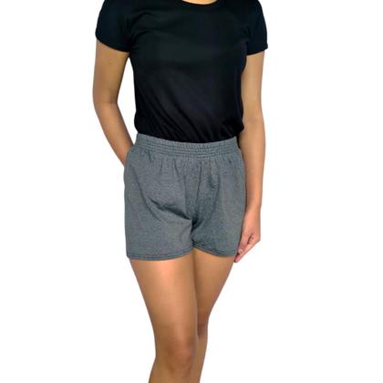 Imagem de Short Feminino Curto Soltinho Elástico Liso Suplex Pp ao Plus Size