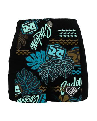 Imagem de Short Feminino Cyclone Veludo Floral Balinês Light