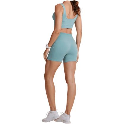 Imagem de Short Feminino Esportivo Fitness Dia a Dia Caminhada Corrida Treino Academia Lupo 71348-001