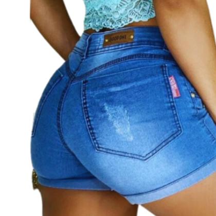 Imagem de Short Feminino Jeans 4 Botões Curto