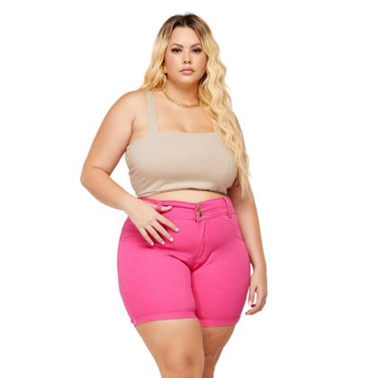 Imagem de Short feminino jeans plus size Nati