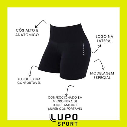 Imagem de Short Feminino Lupo Esporte Fitness Basic Sem Costura Shorts