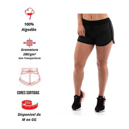 Imagem de Short Feminino Moletinho Atacado Revenda Cores