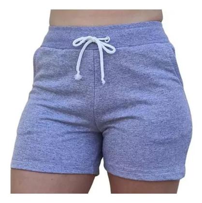 Imagem de Short Feminino Moletom Bermuda Soltinho Caminhada Academia Top Fitness Blogueirinha