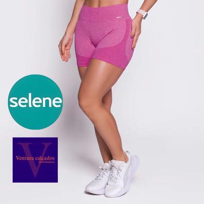 Imagem de Short feminino selene legging leg modelador bermuda academia