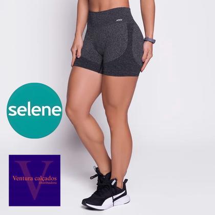 Imagem de Short feminino selene legging leg modelador bermuda academia