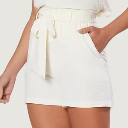 Imagem de Short Feminino Tendencia Verão Casual Moderno Confortável Linha Premium