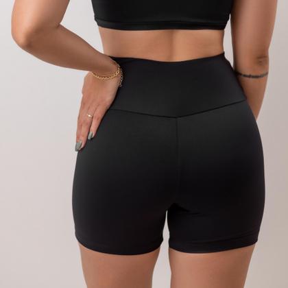 Imagem de Short fitness preto poliamida - urbativa fitness