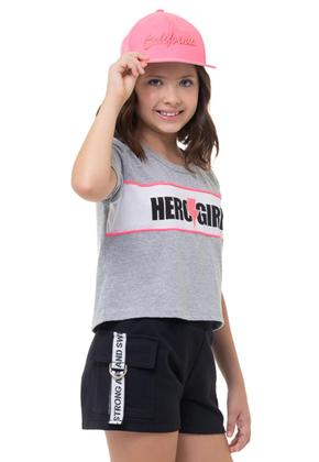 Imagem de Short Infantil Strong Preto Açucena