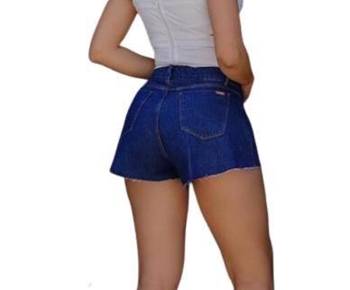 Imagem de Short Jeans Feminino Godê Estilo Blogueira Excelente Caiemento C38