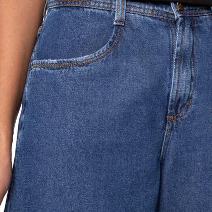 Imagem de Short Jeans Feminino Max Denim Solto Azul