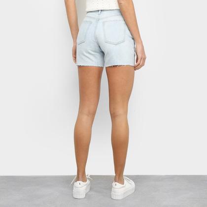 Imagem de Short Jeans GAP Cintura Média Destroyed Feminino