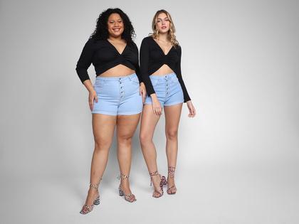 Imagem de Short Jeans Vista Magalu Barra Dobrada