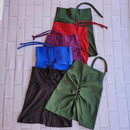 Imagem de Short Levanta Bumbum Com Cordinha Bermuda Fitness Academia