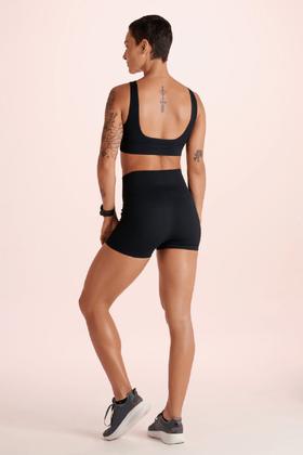 Imagem de Short Lupo Canelado Seamless - Preto